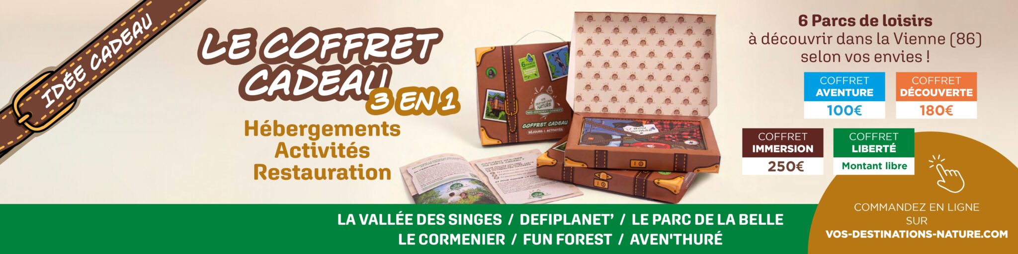 Bannière coffrets-cadeaux